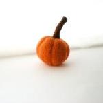 Halloween Felt Pumpkin - Needle Felted Decoration